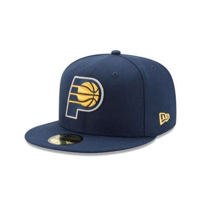 Blue Indiana Pacers Hat - New Era NBA Team Color 59FIFTY Fitted Caps USA0296714